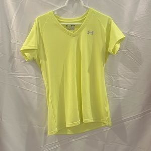Underarmour neon yellow athletic shirt